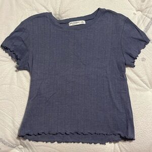 Arizona Jean Co Blue Cropped Tee Size XS